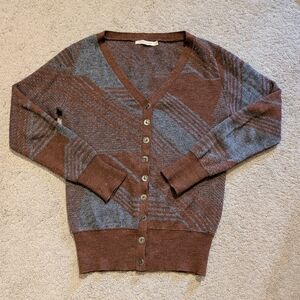 Micaela Greg 100% Wool Cardigan Size S/M